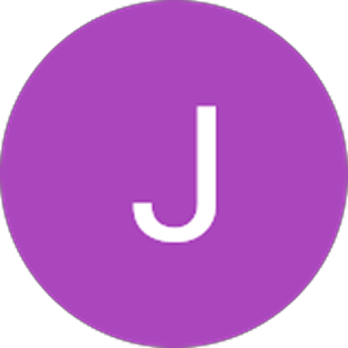 Purple circular profile icon with letter J in the middle